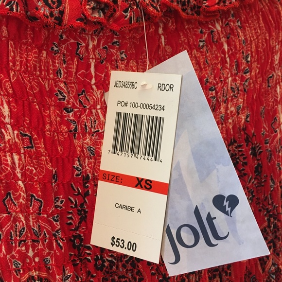 Boho Mini Dress NWT - Picture 3 of 3